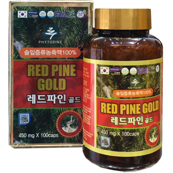 Tinh dầu thông đỏ Hàn Quốc Red Pine Gold 100 viên - 8809232900575