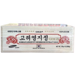 Cao linh chi Hàn Quốc sao vàng Gold hộp gỗ 3 lọ x 120g - 8809013354597