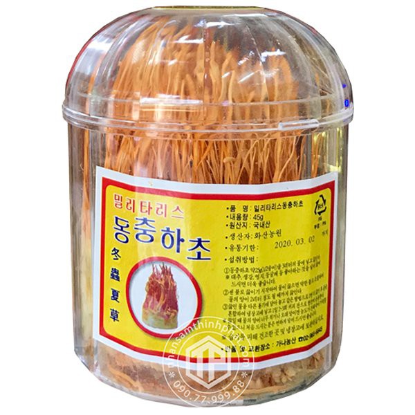 Đông trùng hạ thảo Hàn Quốc lọ 45g