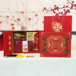 Hộp Quà Xuân Vạn Phúc - Set 10 - Hộp quà tặng tết cao cấp Xuân Bính Ngọ 2026