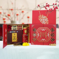 Hộp Quà Xuân Vạn Phúc - Set 18 - Hộp quà tặng tết cao cấp Xuân Bính Ngọ 2026
