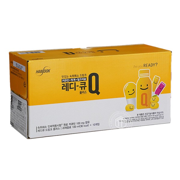 Nước uống giải rượu Hàn Quốc hộp 10 chai x 100ml