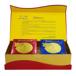 Bánh trung thu Yến Sào hộp 2 bánh x 200gr ( 1 thập cẩm, 1 nhân mềm)