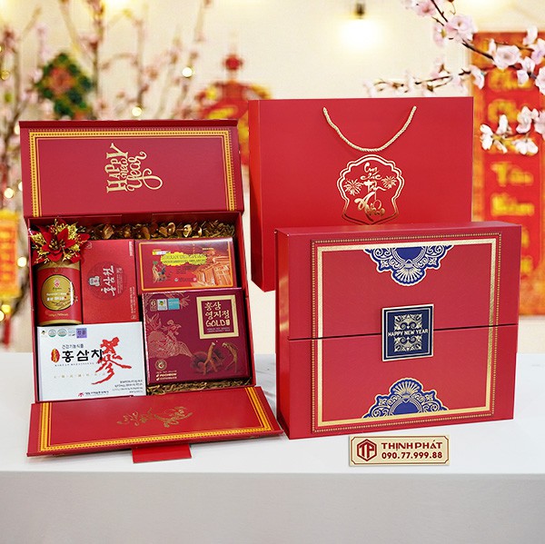 Hộp Quà Xuân Bách Lộc - Set 25 - Hộp quà tặng tết cao cấp Xuân 2026