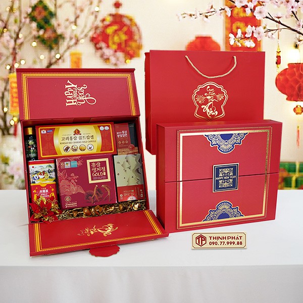 Hộp Quà Xuân Bách Lộc - Set 30 - Hộp quà tặng tết cao cấp Xuân 2026