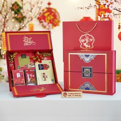 Hộp Quà Xuân Vạn Phúc - Set 17 - Hộp quà tặng tết cao cấp Xuân 2026