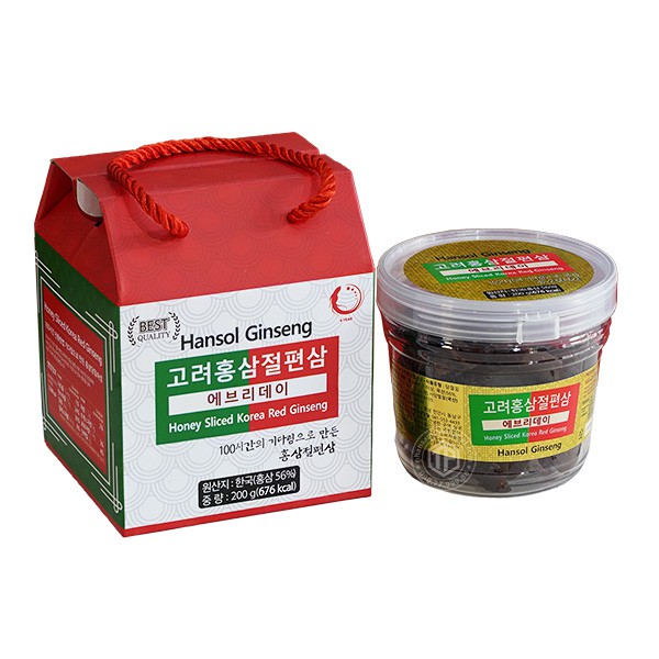 Sâm lát tẩm mật ong Hàn Quốc hộp 200g