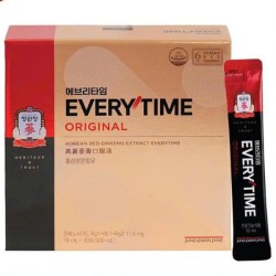 Nước hồng sâm Everytime Hậu Duệ Mặt Trời KGC hộp 30 gói x 10ml cao cấp - 8809332391778
