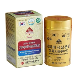 Bột thái cực sâm Hàn Quốc Daedong lọ 100g
