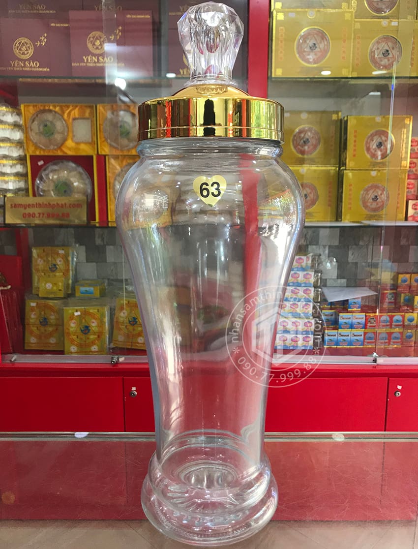 Bình ngâm sâm tươi Hàn Quốc 2,4 lít