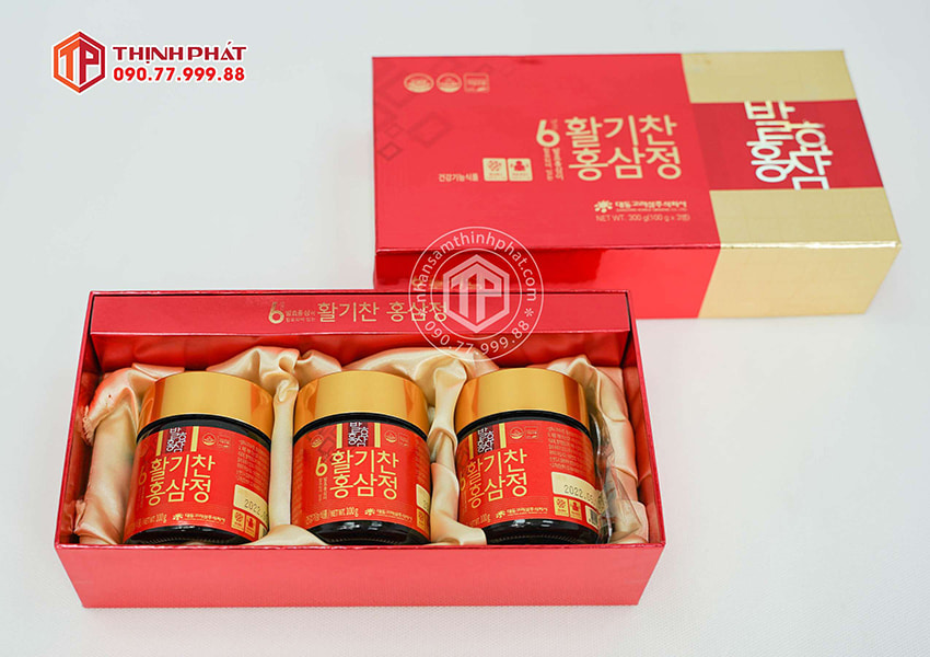 Cao hồng sâm Deadong Hàn Quốc hộp 3 lọ x 100g