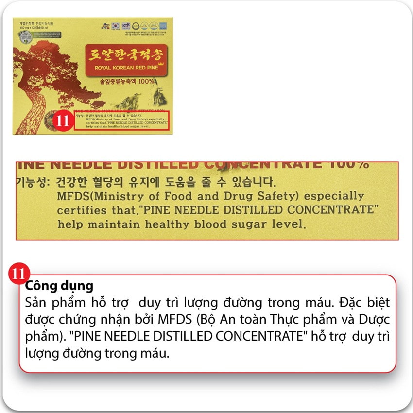 Viên tinh dầu thông đỏ Hàn Quốc Royal 120 viên