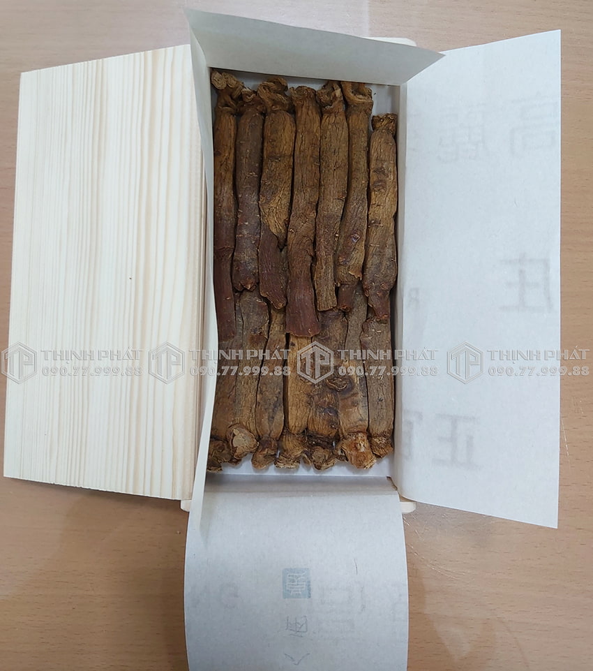 Hồng sâm củ khô Hàn Quốc KGC 300g Hộp 14 củ sâm chính phủ nhập khẩu chính hãng Hàn Quốc