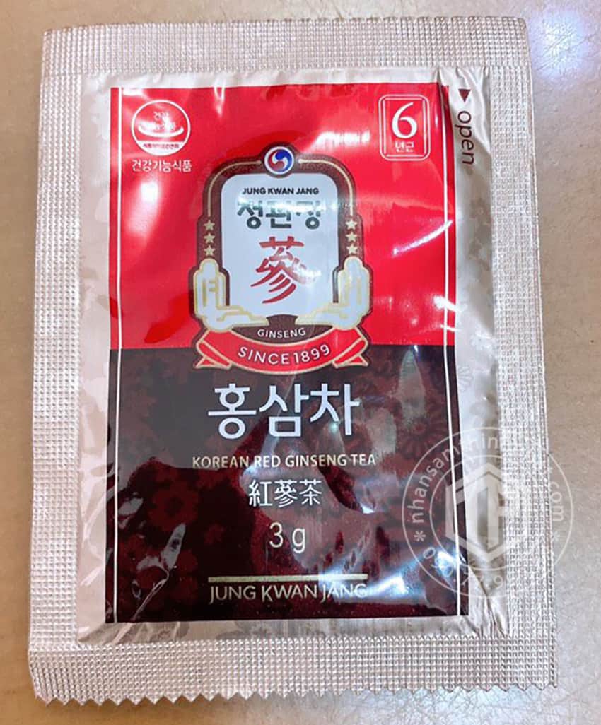 Trà hồng sâm KGC hộp 100 gói sâm Chính phủ Hàn Quốc Jung Kwan Jang 
