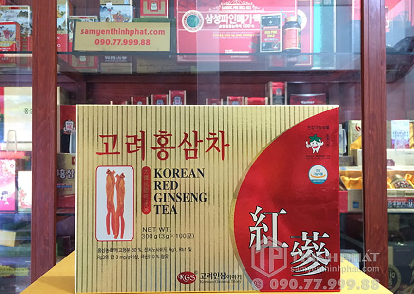 Trà sâm Hàn Quốc KGS hộp 100 gói