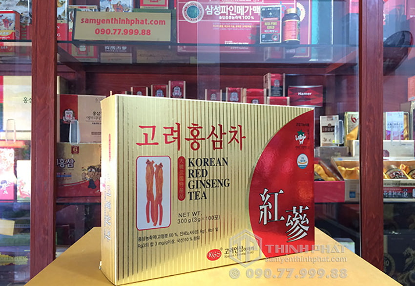 Trà sâm Hàn Quốc KGS hộp 100 gói