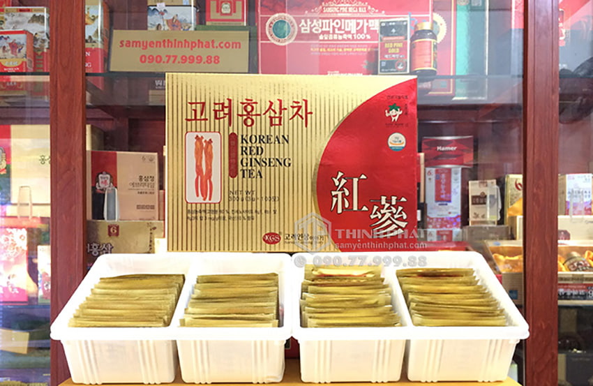 Trà sâm Hàn Quốc KGS hộp 100 gói