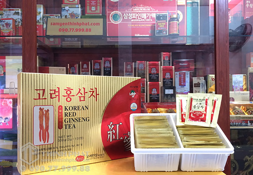 Trà sâm Hàn Quốc KGS hộp 100 gói