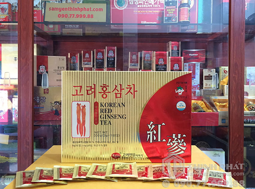Trà sâm Hàn Quốc KGS hộp 100 gói
