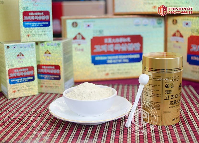 Bột thái cực sâm Hàn Quốc Daedong hộp 3 lọ x 100g