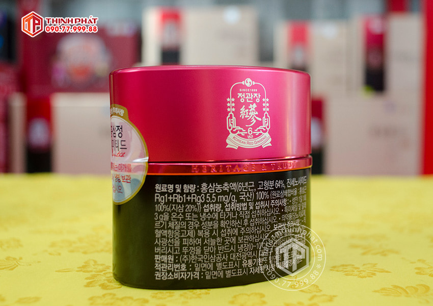 Cao địa sâm Chính phủ Hàn Quốc tinh chất cao hồng sâm Jung Kwan Jang KGC thượng hạng lọ 100g