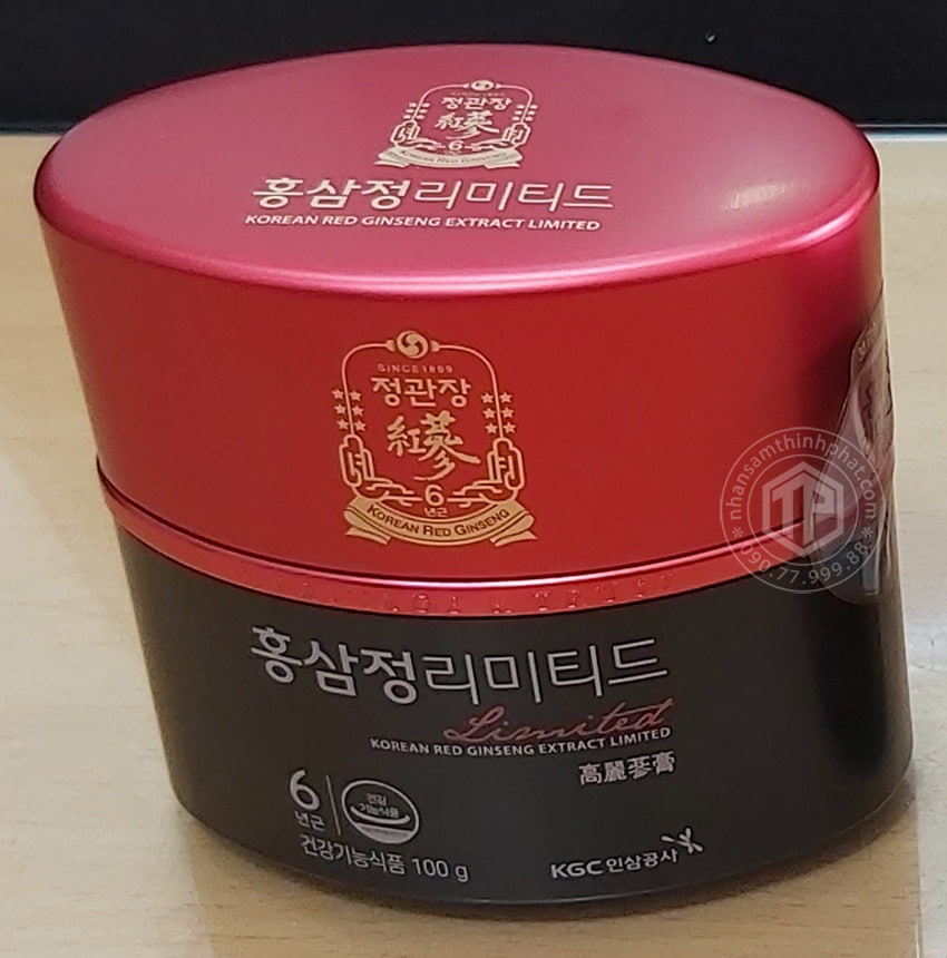 Cao địa sâm Chính phủ Hàn Quốc tinh chất cao hồng sâm Jung Kwan Jang KGC thượng hạng lọ 100g