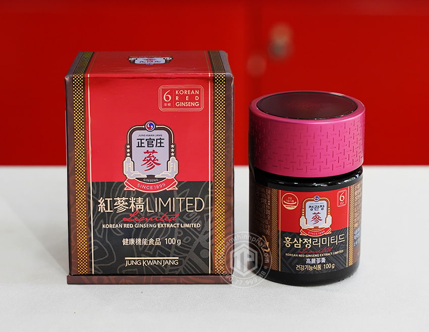 Cao địa sâm Chính phủ Hàn Quốc tinh chất cao hồng sâm Jung Kwan Jang KGC thượng hạng lọ 100g