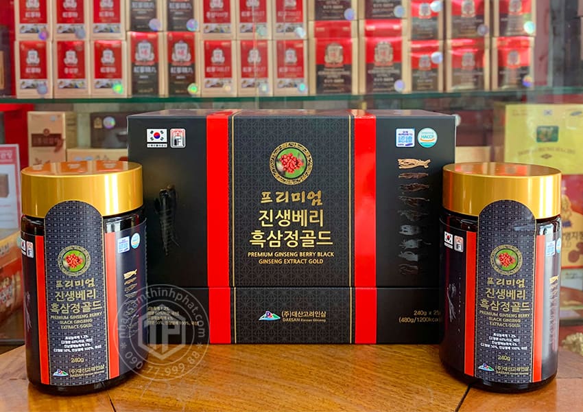 Cao hắc sâm Hàn Quốc cao cấp Daesan 2 lọ x 240g Cao hắc sâm Hàn Quốc cao cấp Daesan 2 lọ x 240g