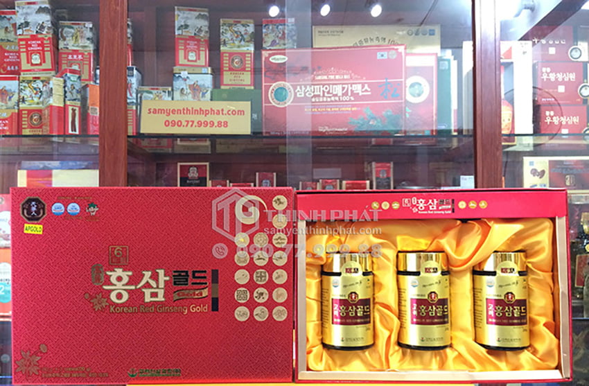 Cao hồng sâm Bio Apgold Hàn Quốc 6 năm tuổi chính hãng hộp 3 lọ x 240g