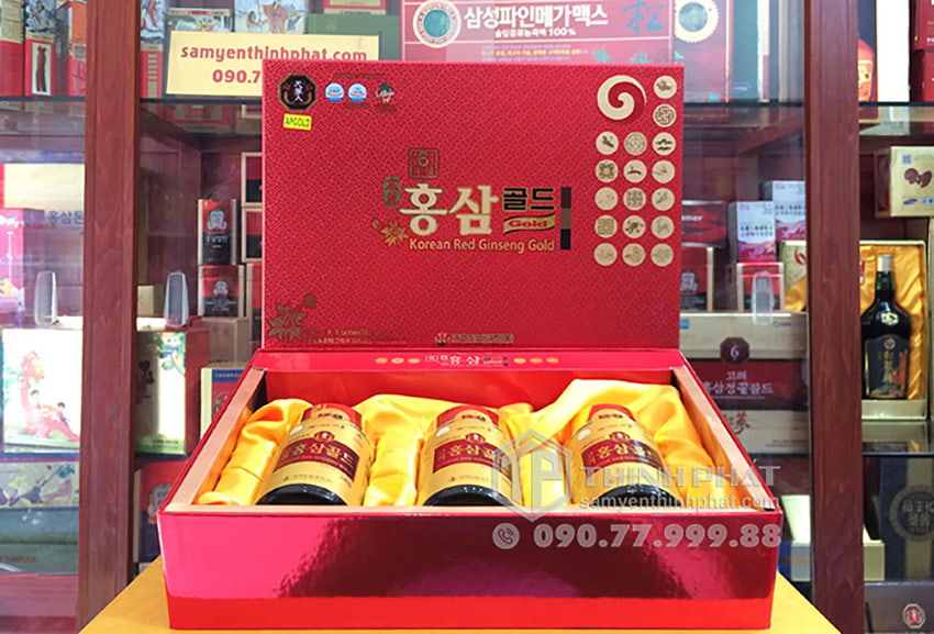 Cao hồng sâm Bio Apgold Hàn Quốc 6 năm tuổi chính hãng hộp 3 lọ x 240g