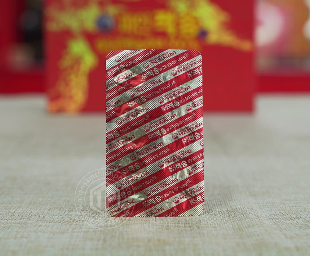 Viên tinh dầu thông đỏ Chính Phủ Hàn Quốc cao cấp Pine Jeok Song Gold 120 viên