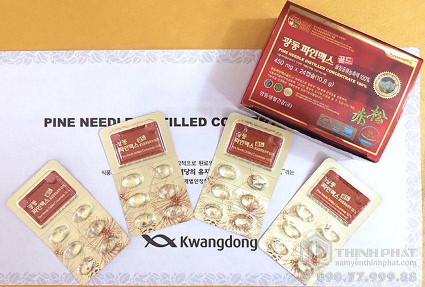 Viên Tinh Dầu Thông Đỏ Hàn Quốc Kwangdong Chính hãng 120 Viên Cao cấp chất lượng