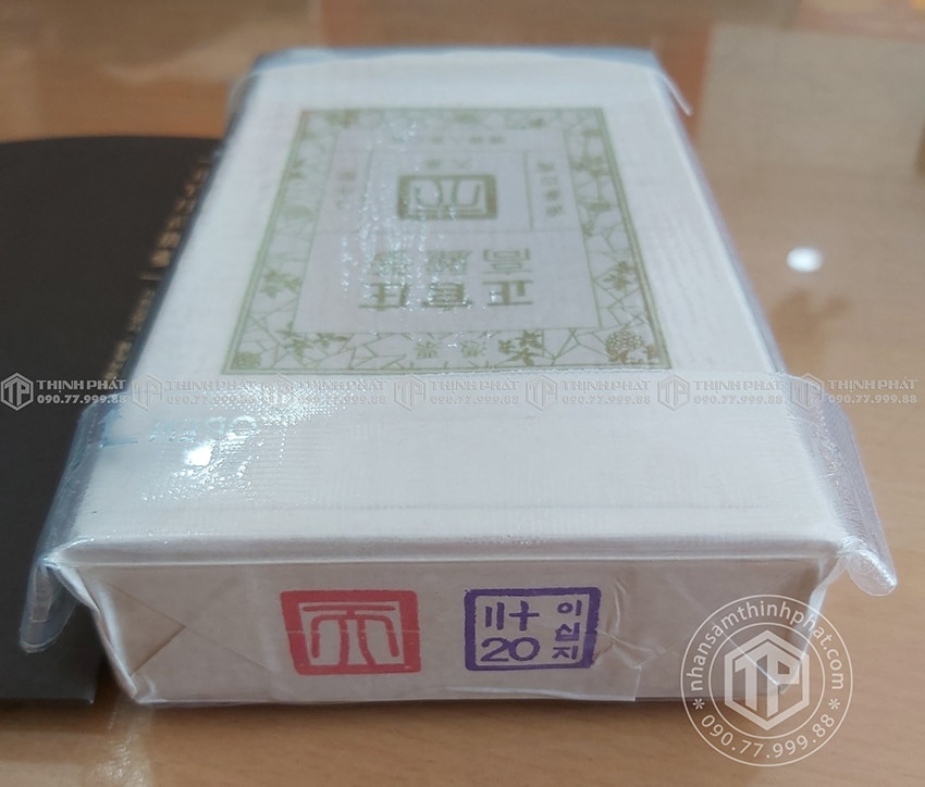 Thiên sâm chính phủ KGC Jung Kwan Jang thượng hạng Heaven 150g 7 củ