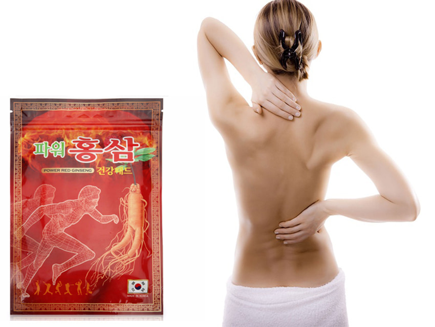Cao dán hồng sâm Hàn Quốc chống nhức mỏi - Gói đỏ