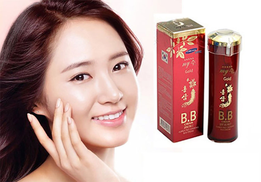 Kem Lót Nền Chống Nắng Sâm Đỏ BB Cream Hồng sâm My Gold Hàn Quốc