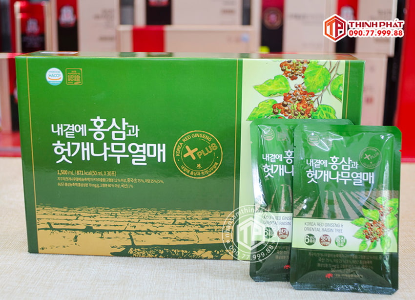 Nước hồng sâm Hàn Quốc bổ gan hãng Daedong 30 gói 50ml