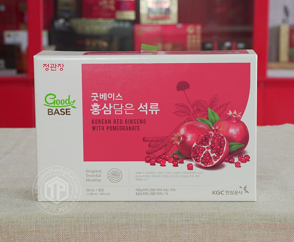 Nước hồng sâm lựu đỏ GoodBase KGC 30 gói x 50 ml