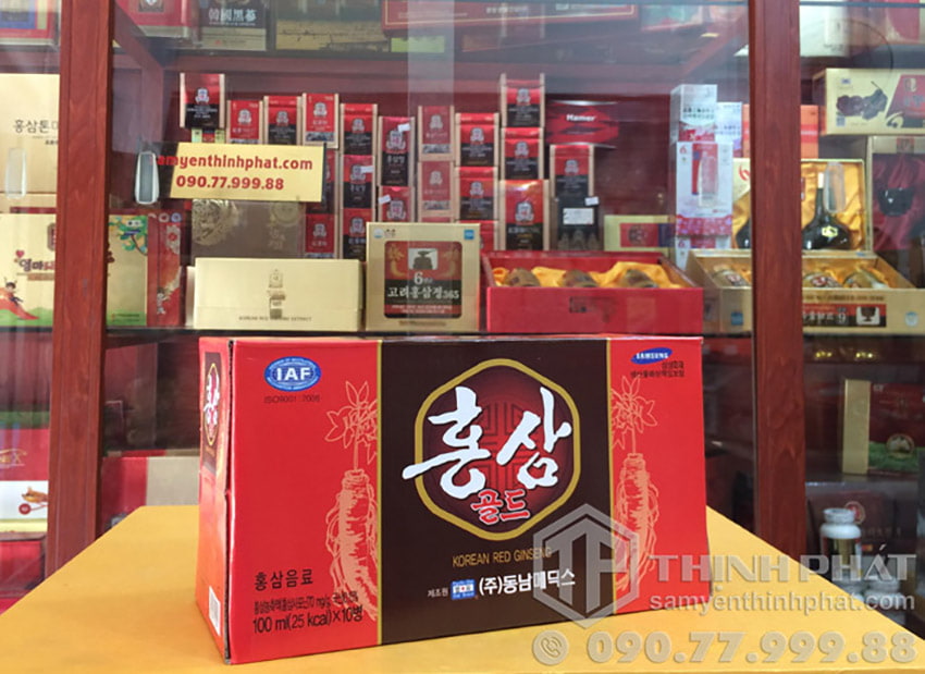 Nước Nhân Sâm Hộp 10 Chai