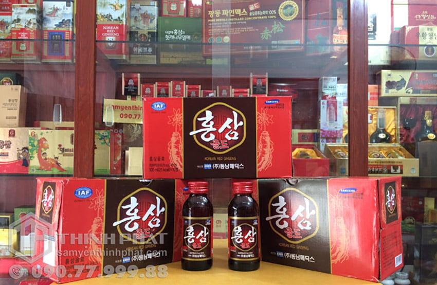 Nước Nhân Sâm Hộp 10 Chai