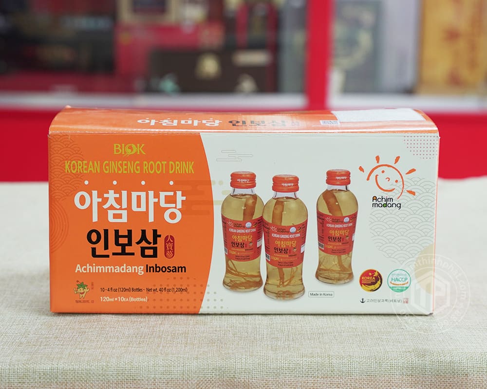Nước sâm nguyên củ Achimmadang hộp 10 chai x 120ml