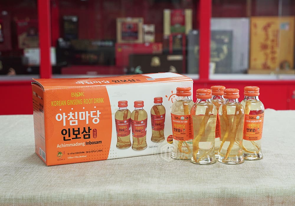 Nước sâm nguyên củ Achimmadang hộp 10 chai x 120ml