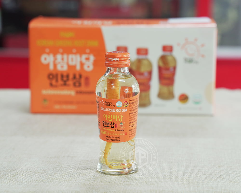 Nước sâm nguyên củ Achimmadang hộp 10 chai x 120ml