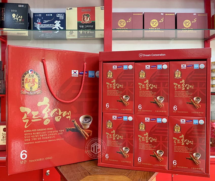 Nước Hồng Sâm 6 Năm Korea Red Ginseng Drink Sobek chính hãng Hàn Quốc