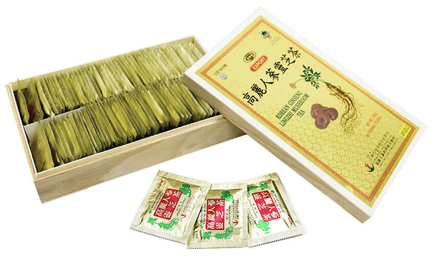 Trà nhân sâm linh chi Hàn Quốc 100 gói