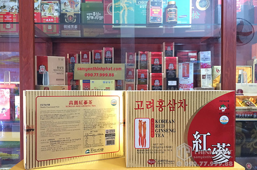 Trà sâm Hàn Quốc KGS hộp 50 gói Trà sâm Hàn Quốc KGS hộp 50 gói
