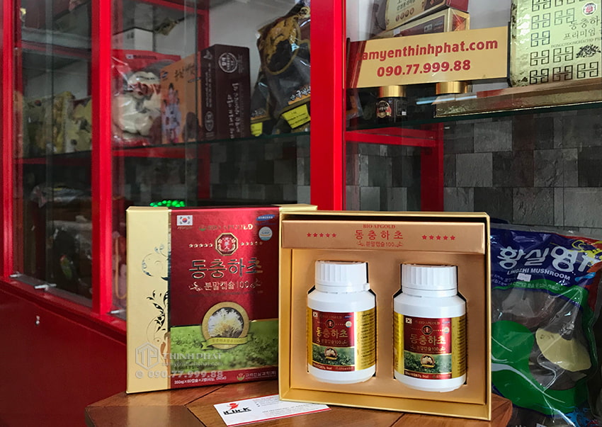 Viên đông trùng hạ thảo Hàn Quốc hộp 120 viên