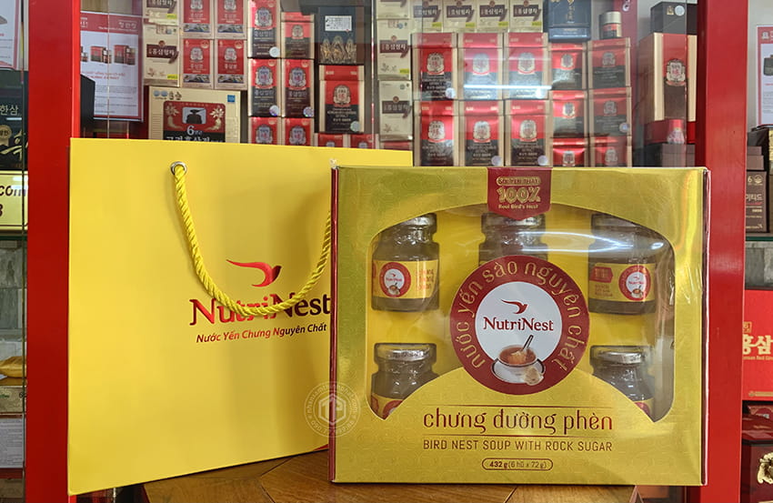 Yến chưng sẵn hộp 6 lọ Gold Bird Silver