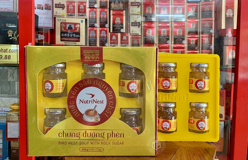 Yến chưng sẵn hộp 6 lọ Gold Bird Silver