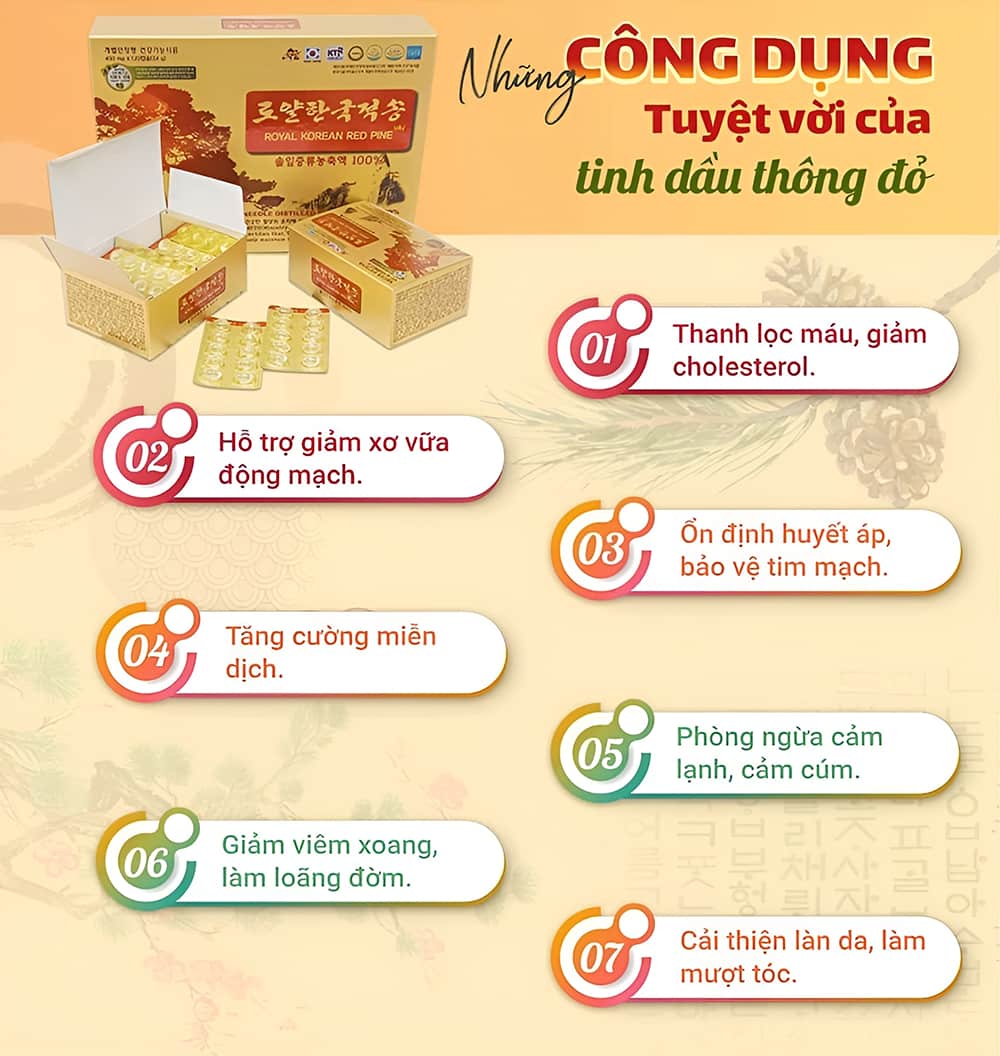 Những công dụng tuyệt vời của tinh dầu thông đỏ