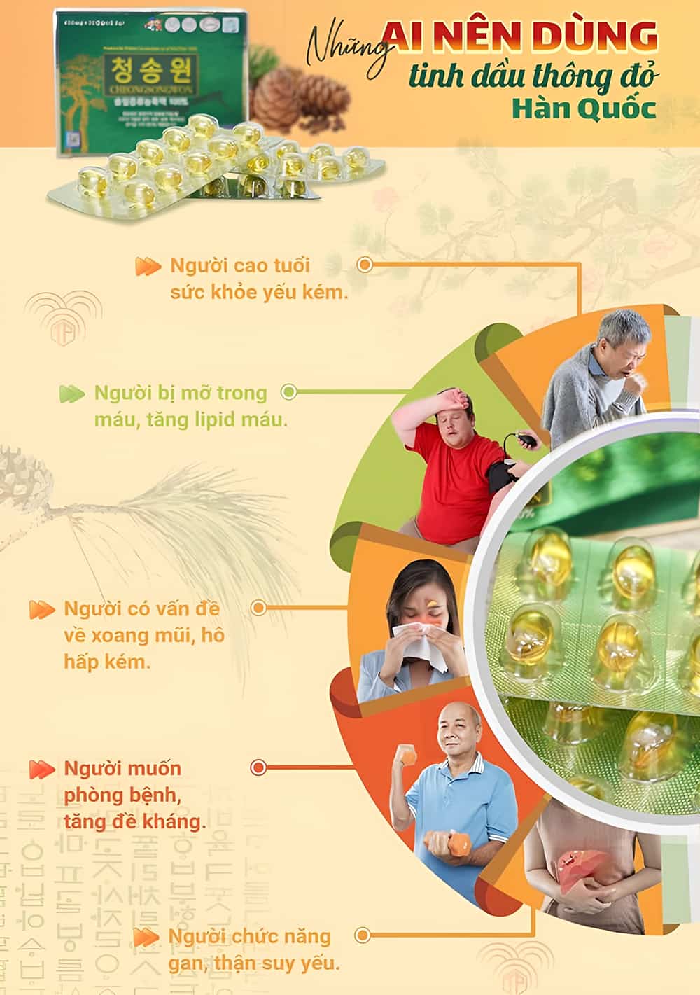 Những ai nên dùng tinh dầu thông đỏ Hàn Quốc